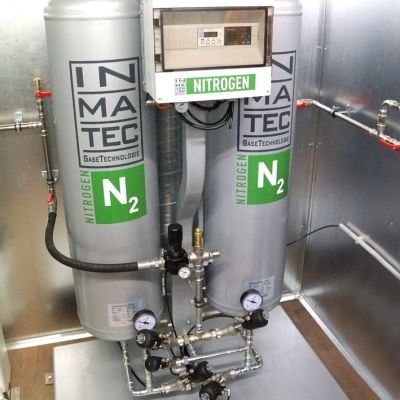 INMATEC NITROGEN N2 im Druckluftcontainer