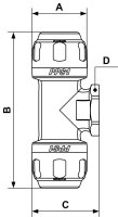 Prevost T-Stück mit IG 2512
