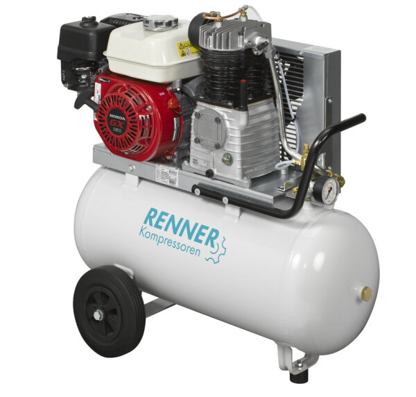 RENNER Kolbenkompressor REKO 560/90 VM mit Honda Motor | Benzinkompressor