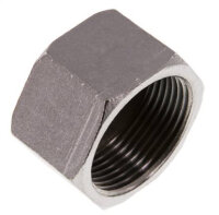 Verschlusskappe Rp 1-1/4", Edelstahl 1.4408