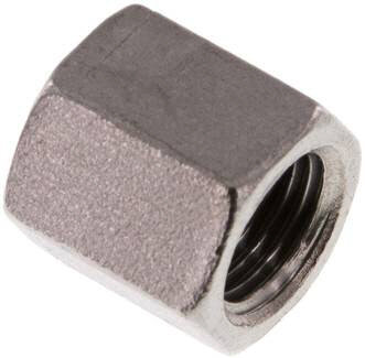 Verschlusskappe Rp 1/4", Edelstahl 1.4408