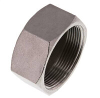 Verschlusskappe Rp 2", Edelstahl 1.4408