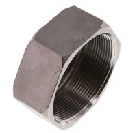 Verschlusskappe Rp 2-1/2", Edelstahl 1.4408