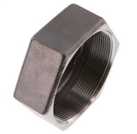 Verschlusskappe Rp 3", Edelstahl 1.4408