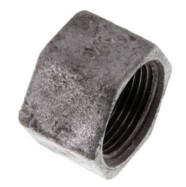 Verschlusskappe Rp 3/4", Temperguss verzinkt