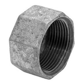 Verschlusskappe Rp 3/8", Temperguss verzinkt