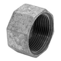 Verschlusskappe Rp 3/8", Temperguss verzinkt
