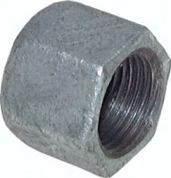 Verschlusskappe Rp 3/8", Temperguss verzinkt