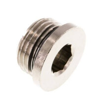 Verschlussstopfen Innensechkant G 1/2", Messing...