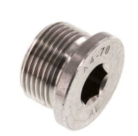 Verschlussstopfen Innensechkant G 3/4", Edelstahl V4A