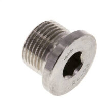 Verschlussstopfen Innensechkant G 3/8", Edelstahl V4A