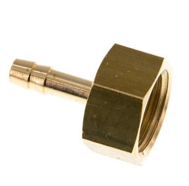 Aufschraub-Schlauchtülle G 1/2"-6 (1/4")mm, Messing