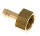 Aufschraub-Schlauchtülle G 1/2"-9 (3/8")mm, Messing