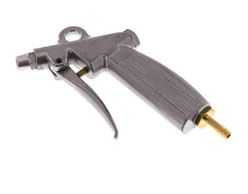 Alu Ausblaspistole mit Lärmschutzdüse 6 mm