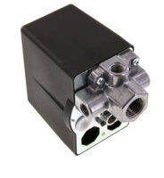 Kompressor-Druckschalter G 1/2", 6 - 16 bar (ohne Drehschalter / Drucktaste)