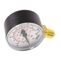 Manometer senkrecht (KU/Ms),50mm, 0 bis 100 bar, G 1/4"