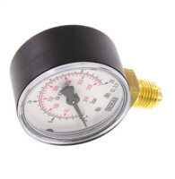 Manometer senkrecht (KU/Ms),50mm, 0 bis 25 bar, G 1/4"
