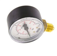 Manometer senkrecht (KU/Ms),50mm, 0 bis 4 bar, G 1/4"