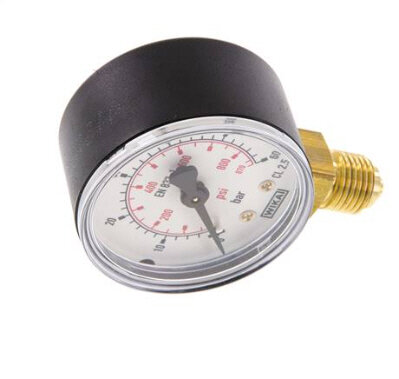 Manometer senkrecht (KU/Ms),50mm, 0 bis 60 bar, G 1/4"