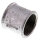 Rundmuffe Rp 1-1/2"-Rp 1-1/2", Temperguss verzinkt