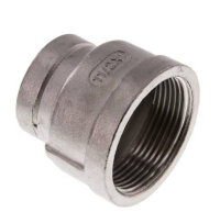 Reduziermuffe Rp 1-1/2"-Rp 1",Edelstahl 1.4408