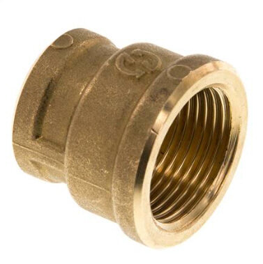 Reduziermuffe G 3/4"-G 1/2", Messing