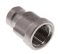 Reduziermuffe Rp 3/8"-Rp 1/8",Edelstahl 1.4408