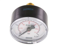 Manometer waagerecht (KU/Ms),50mm, 0 - 4 bar, G 1/4"