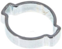 2-Ohr-Schlauchschelle 11 - 13mm, Stahl verzinkt (W1)