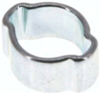 2-Ohr-Schlauchschelle 7 - 9mm, Stahl verzinkt (W1)