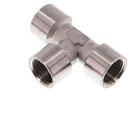 T-Stück G 1/2" (IG), Edelstahl 1.4404