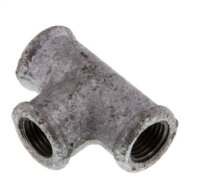 T-Stück Rp 1/4" (IG), Temperguss verzinkt