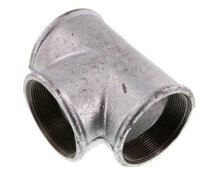 T-Stück Rp 2-1/2" (IG), Temperguss verzinkt