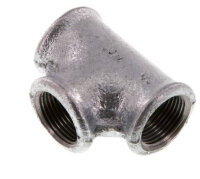 T-Stück Rp 3/4" (IG), Temperguss verzinkt