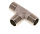 T-Stück R 1/2" (AG), Messing vernickelt