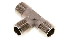 T-Stück R 3/8" (AG), Messing vernickelt