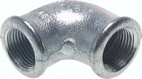 90°-Winkel Rp 1-1/2"-Rp 1-1/2" , Temperguss...
