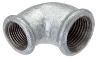 90°-Winkel Rp 1/2"-Rp 3/8",Temperguss verzinkt