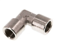 90°-Winkel G 1/4" (IG), Messing vernickelt