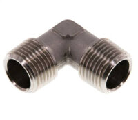 90°-Winkel R 1/2" (AG), Edelstahl 1.4404
