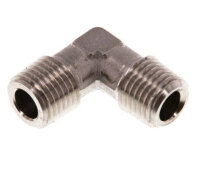 90°-Winkel R 1/4" (AG), Edelstahl 1.4404