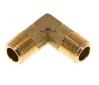 90°-Winkel R 1/8" (AG), Messing