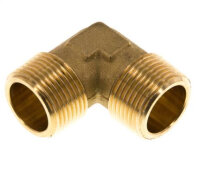90°-Winkel R 3/4" (AG), Messing