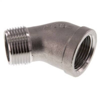 45°-Einschraubwinkel Rp 1"(IG)-R 1"(AG),...