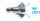 Drehgelenk G 1/4"-Kupplungsstecker NW 7,2, für Drucklufttechnik