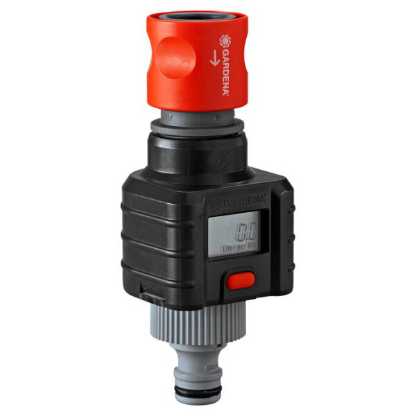 Gardena-Wassermengenzähler, 2 bis 30 l/min