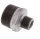 Doppelnippel R 1-1/2"-R 3/4", Temperguss verzinkt
