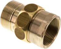 Verschraubung flach dichtend Rp/R 1-1/2" (IG/AG),...