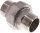 Doppelnippel trennbar R 1-1/4" flach dichtend, Edelstahl 1.4408