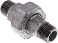 Doppelnippel trennbar R 1/2" flach dichtend,...
